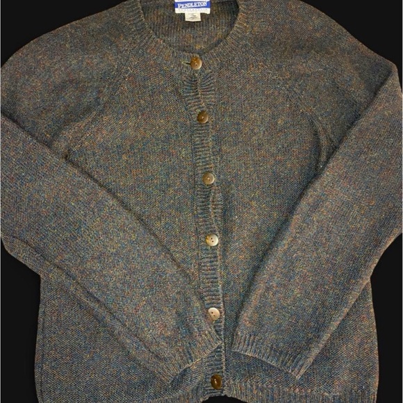 Pendleton Sweaters - Pendleton Multicolor Wool Button-Up Cardigan Sweater